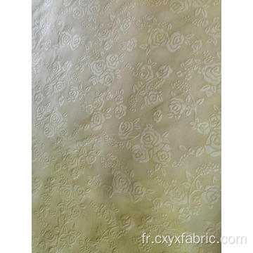 Tissu 100% polyester microfibre en relief